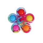 Игрушка антистрессовая в цветочек, сжимаемая игрушка-антистресс, пузырьки для взрослых и детей, забавная антистрессовая игрушка поп ит