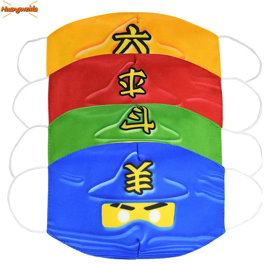 Детская маска ниндзя на Хэллоуин для косплея аниме супергероев Маскарадная с