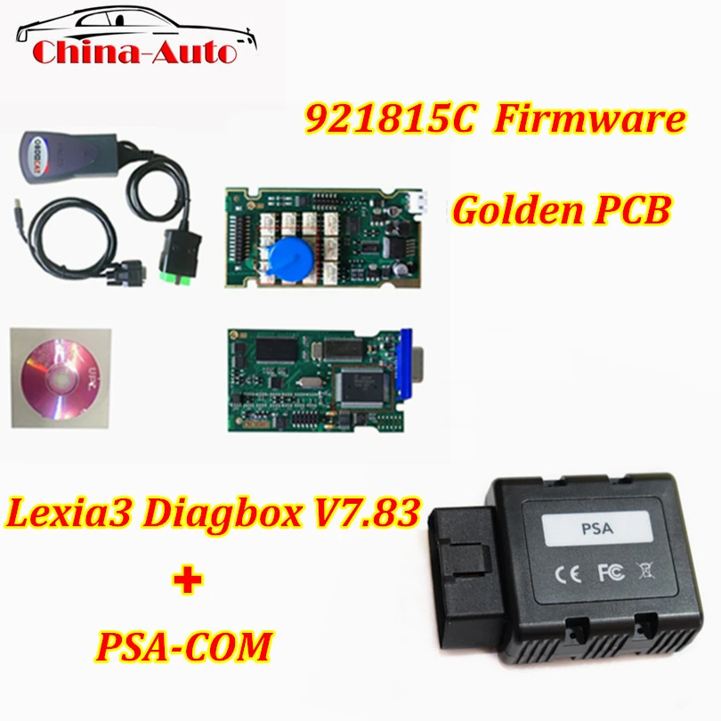 Lexia3 с серийным 921815C прошивкой золотой PCB lexia 3 PP2000 + PSA COM Lexia Diagbox V7.83 OBD Автомобильный