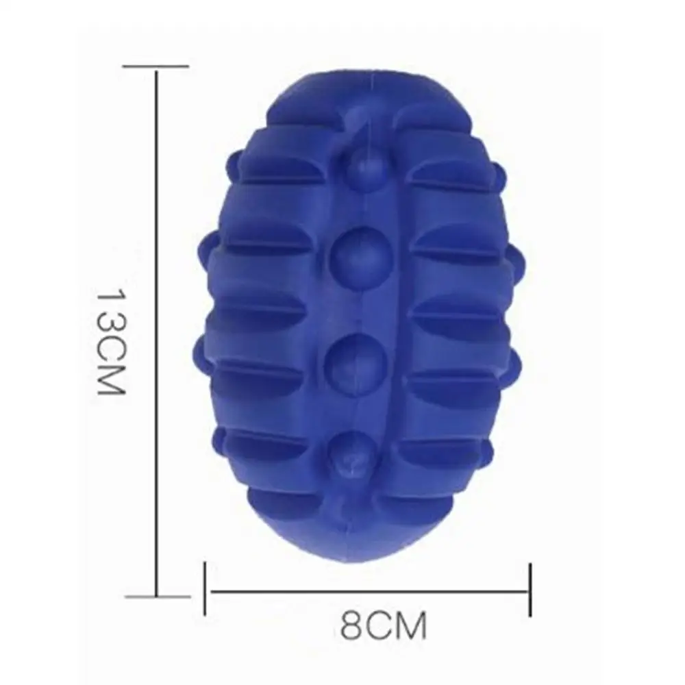 

Pet Dog Toys Dental Teething Rubber Ball Puppy Chew Toy Clean Teeth Interactive Doggy Puppy Toy Molar Pet Food Training Ball Toy