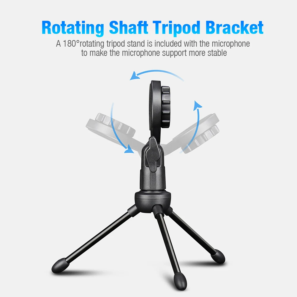 Конденсаторный USB-микрофон для ASMR подкастов студийные микрофоны потоковой