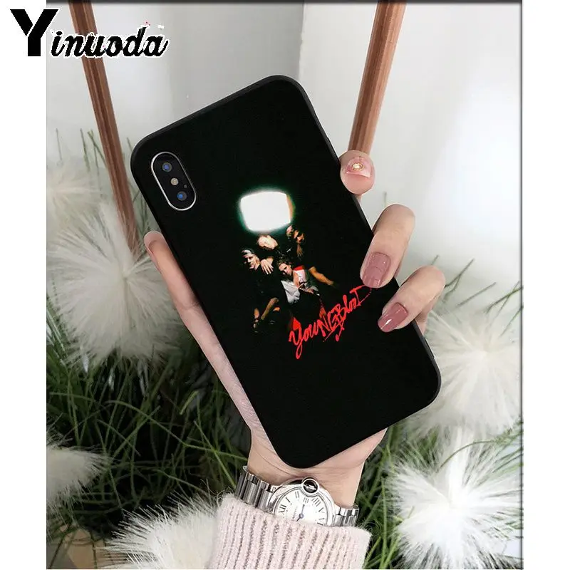 A2 Yinuoda 5SOS 5 секунд лета ТПУ Мягкие аксессуары для телефонов Чехол для iPhone X XS MAX 6 6S 7 7plus 8 8Plus 5 5S XR - Цвет: A2