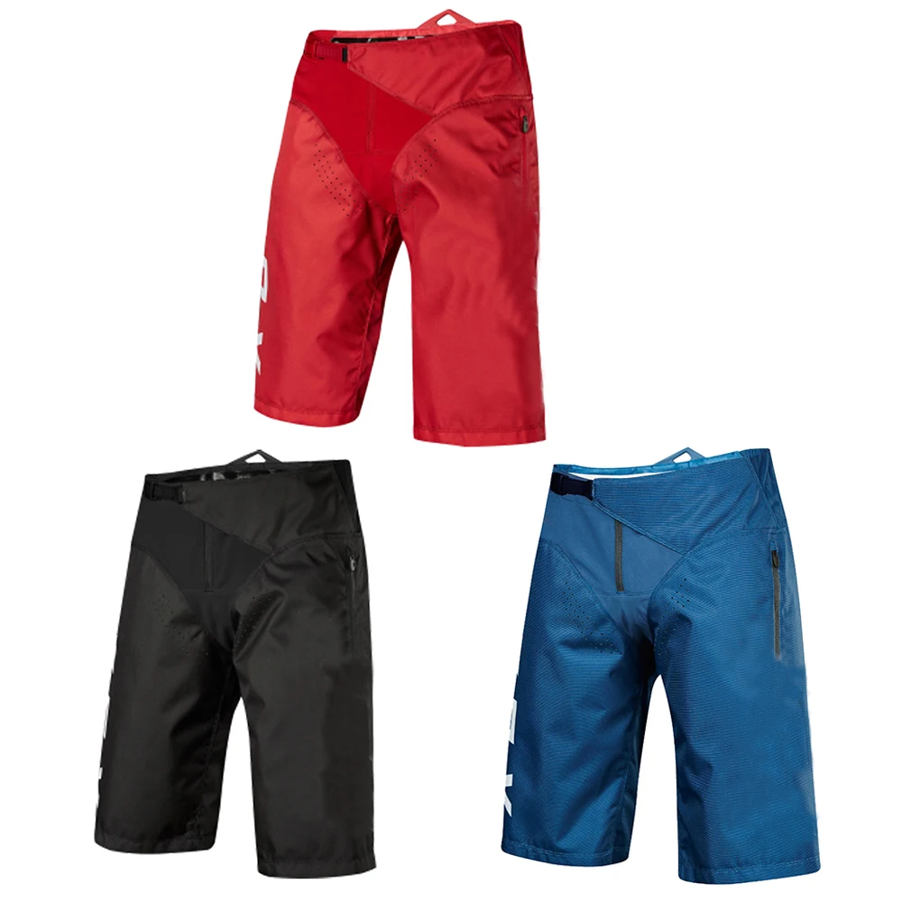 

Red DEMO DH Shorts Mountain Dirt Bike Racing Pants MTB BMX Sports Riding Breathable Motocross Bicycle Shorts