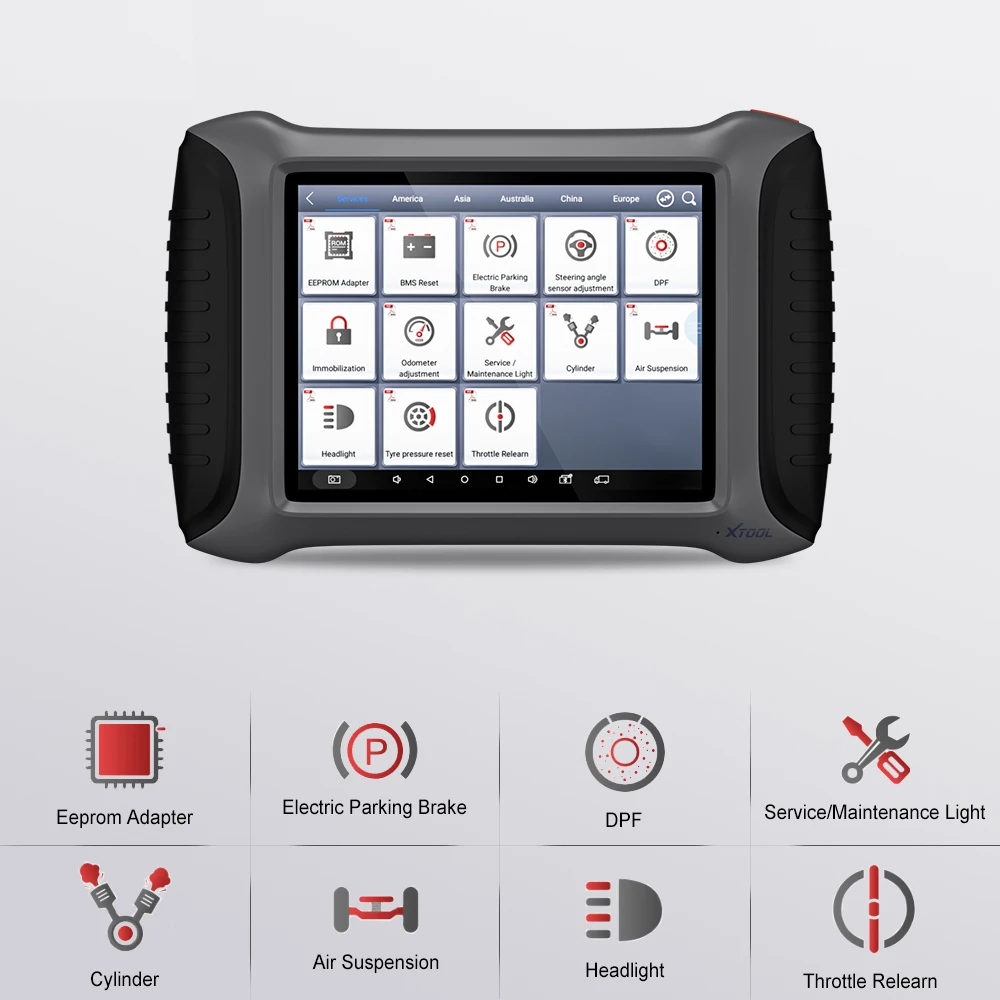 Инструмент Диагностический автомобильный Xtool A80 Bluetooth/Wi Fi OBD2|Анализатор