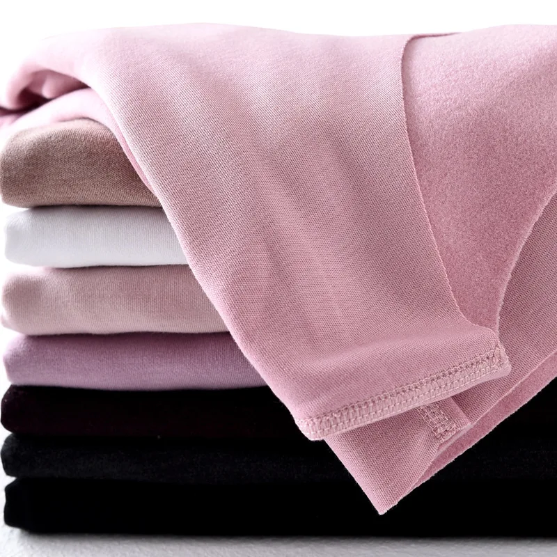 Осень зима с круглым вырезом в стиле толщиной 8 однотонных Цвет M 2xl классические