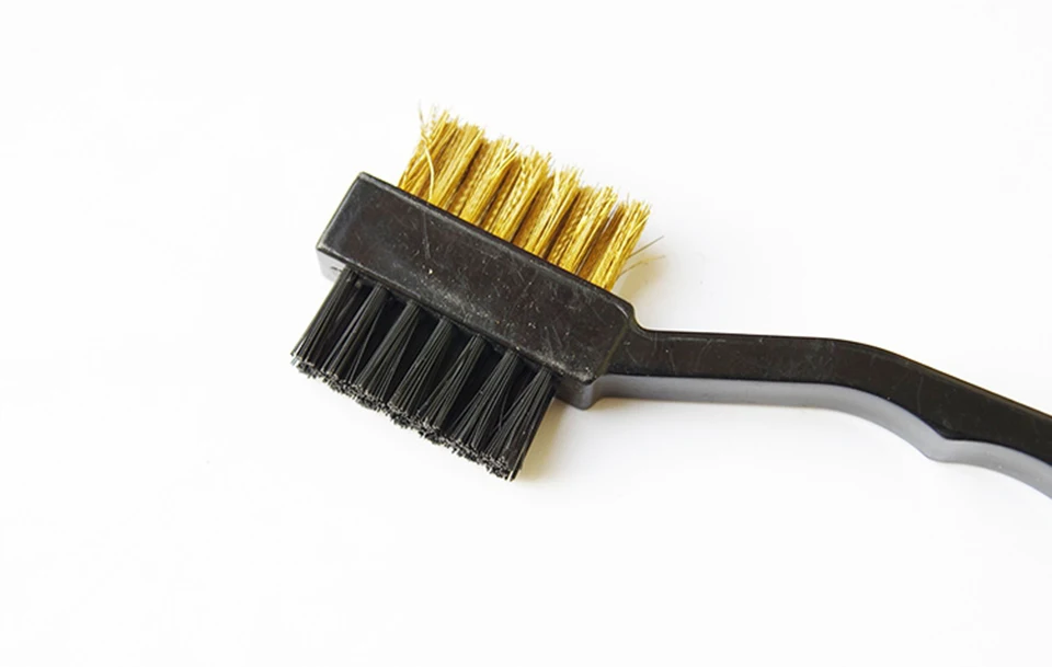 Металлическая щетка из нержавеющей стали двойная фотография для ТПУ PFF защита