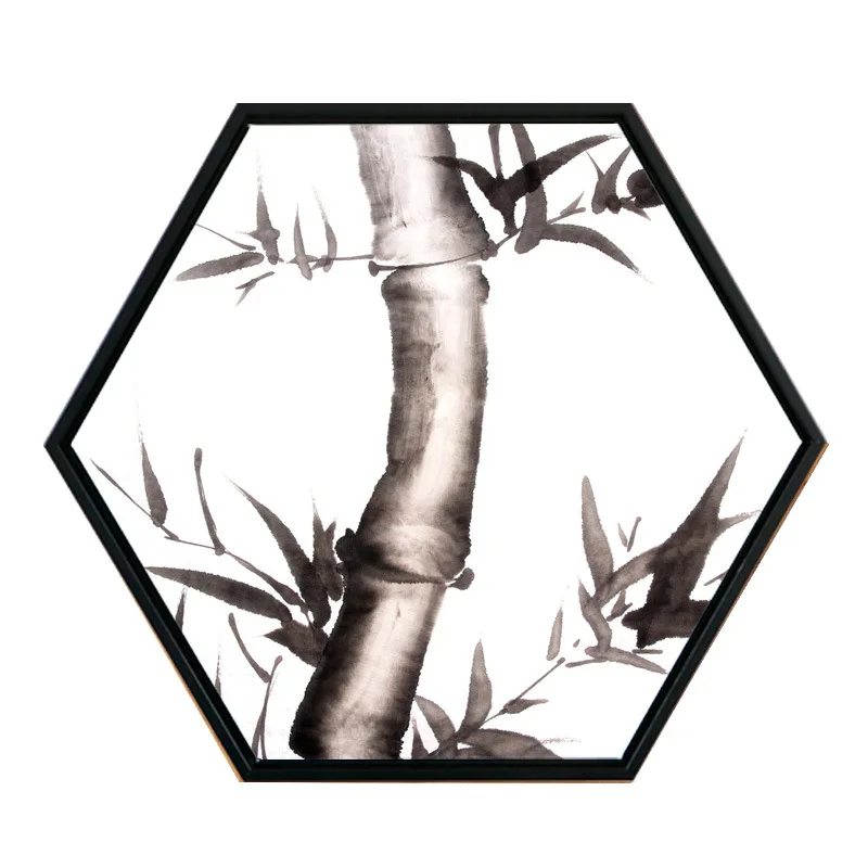 Шестиугольная Картина на холсте постеры и принты картина маслом настенное