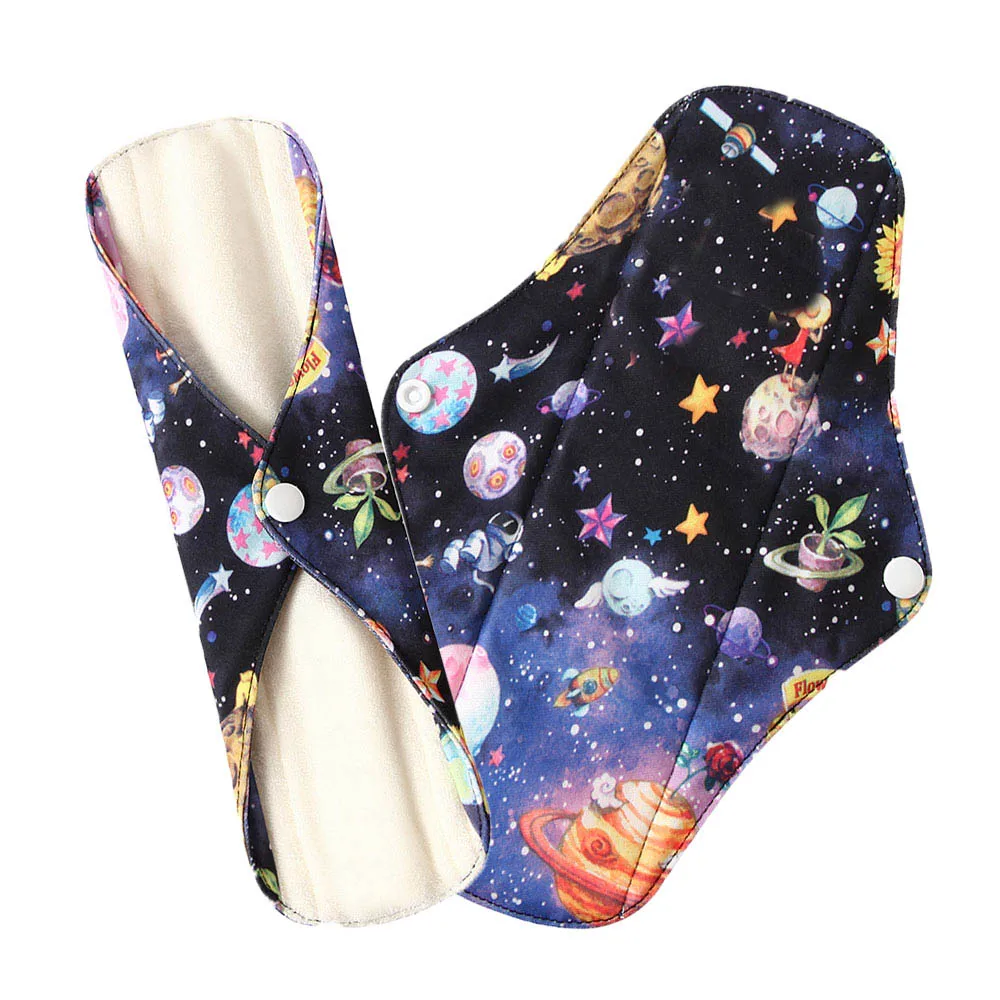 Многоразовые тканевые менструальные прокладки с бамбуковым углем erviette Hygienique