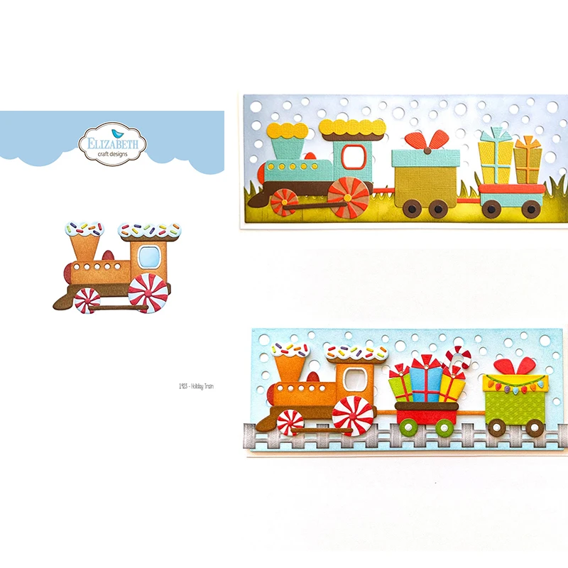 

2021 New Arrive Mini Train Metal Cutting Dies Diy Molds Scrapbooking Paper Making Cuts Crafts Template Handmade Decoration