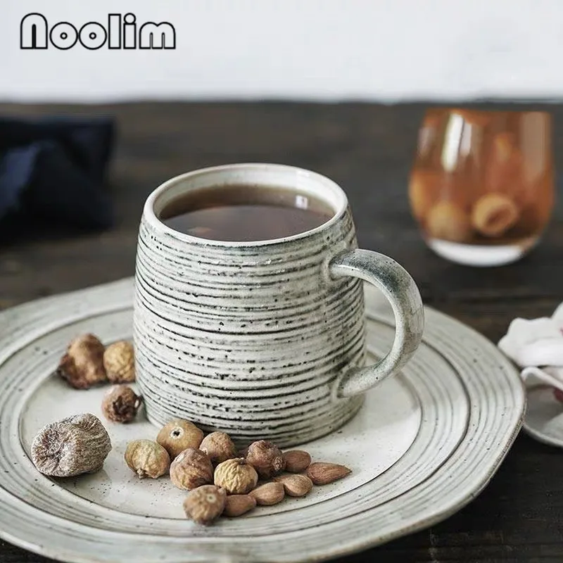Японские керамические кофейные чашки в стиле ретро и стандартные домашние