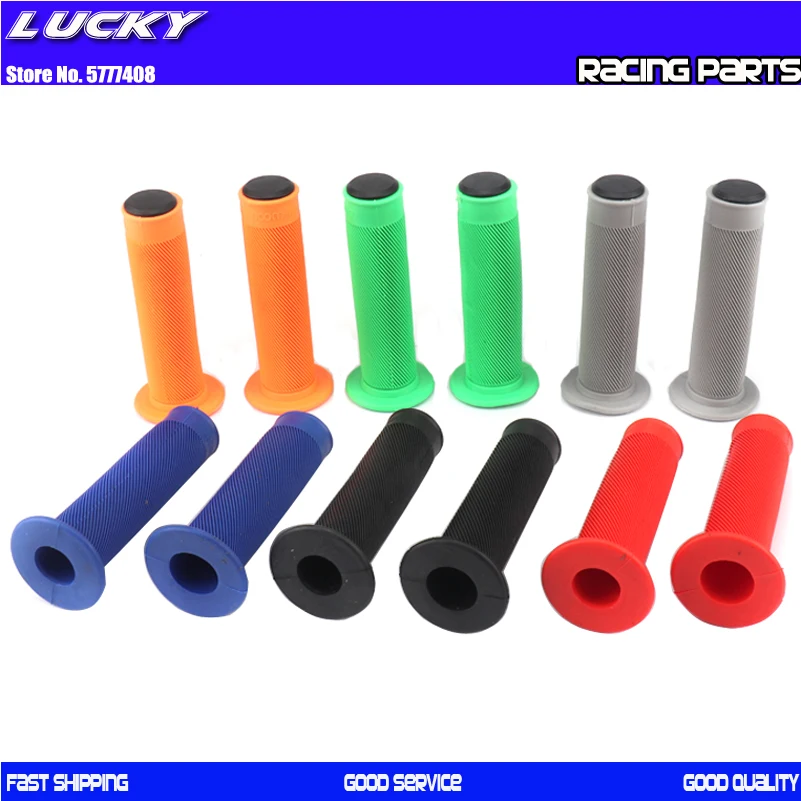

Motorcycle Universal 6 Colours Handle Grips Dirt Pit Bike Motorcycle Motocross Motorbike Hand Grips Gel Handle Bar