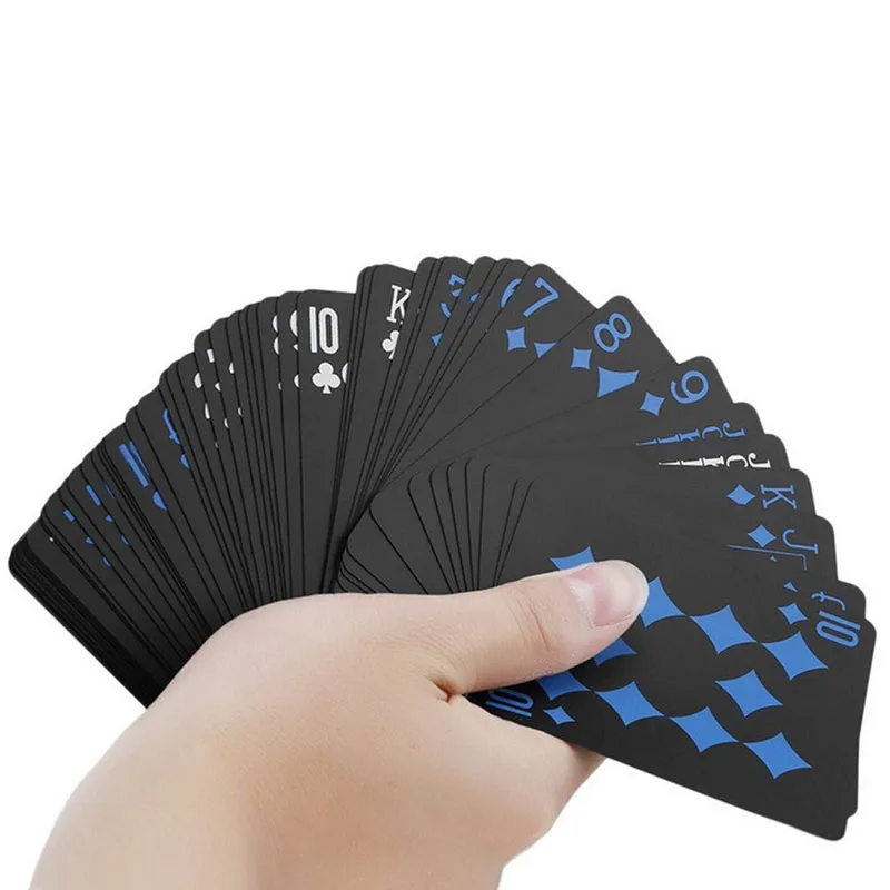 

1pack Waterproof PVC Poker Cards Magic Show Party Game Tool for Poker Player M09