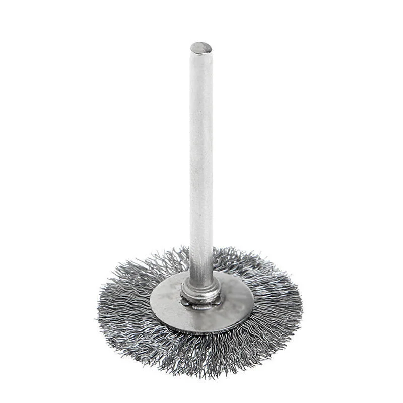 

10x Steel Wire Wheel Brushes Set For Rotary Electric Tool Engraver Abrasive HOT