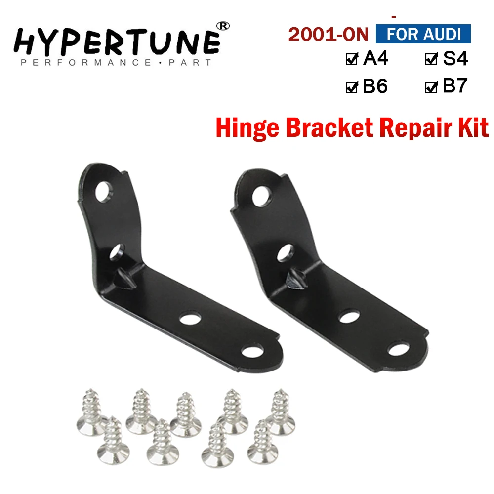 

Hypertune - 2pcs Glove Box Lid Hinge Snapped Repair Kit Hinge Brackets With Screws For 01-on Audi A4 S4 RS4 B6 B7 8E DIY CPK01BK