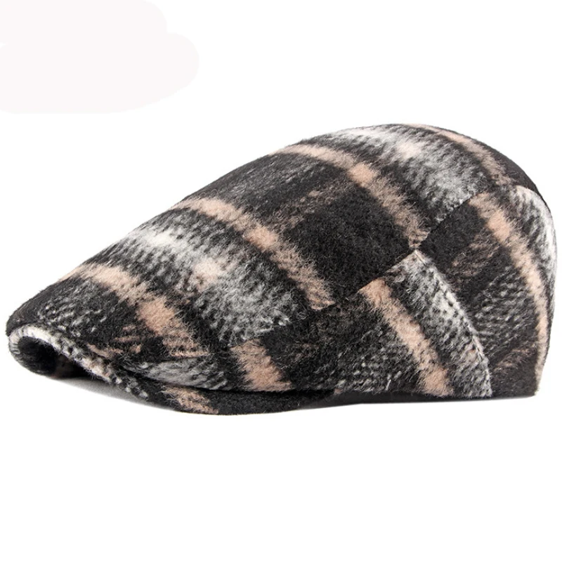 HT3306 Berets Men Women Winter Wool Hat Adjustable Ivy Newsboy Flat Cap Male Female Vintage Artist Painter Beret Hat Beret Cap
