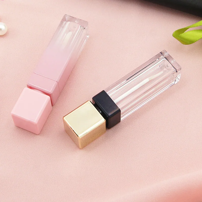8 мл пустые Пластик розовый тюбик для помады Красота губ масло косметика