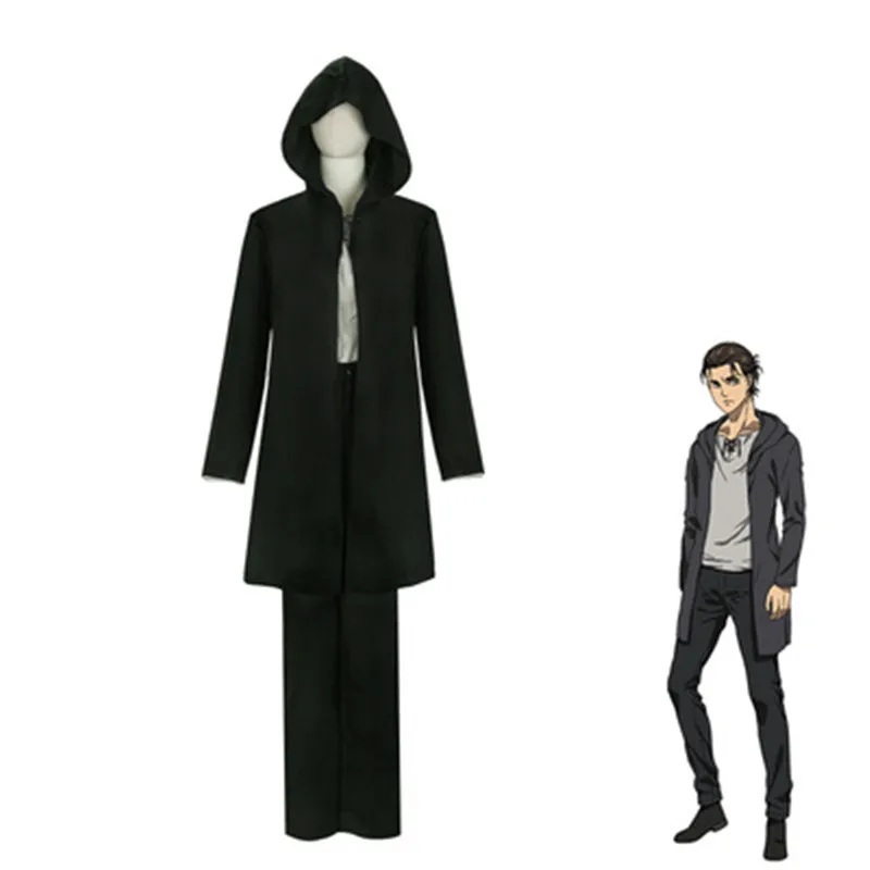 Костюм для косплея Эрена джейгера из аниме атака на Титанов | Тематическая одежда