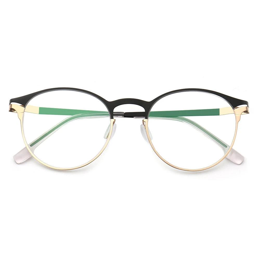 Круглые очки из титанового сплава мужские ультралегкие для женщин и мужчин по