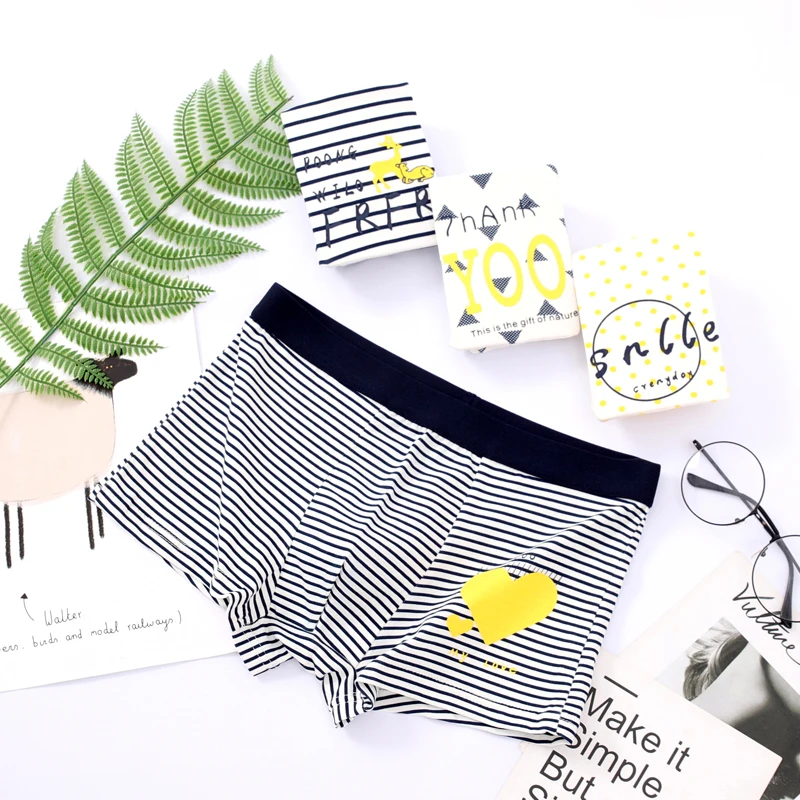 Нижнее белье для мальчиков 4 шт./лот трусы-боксеры высокого качества трусики с