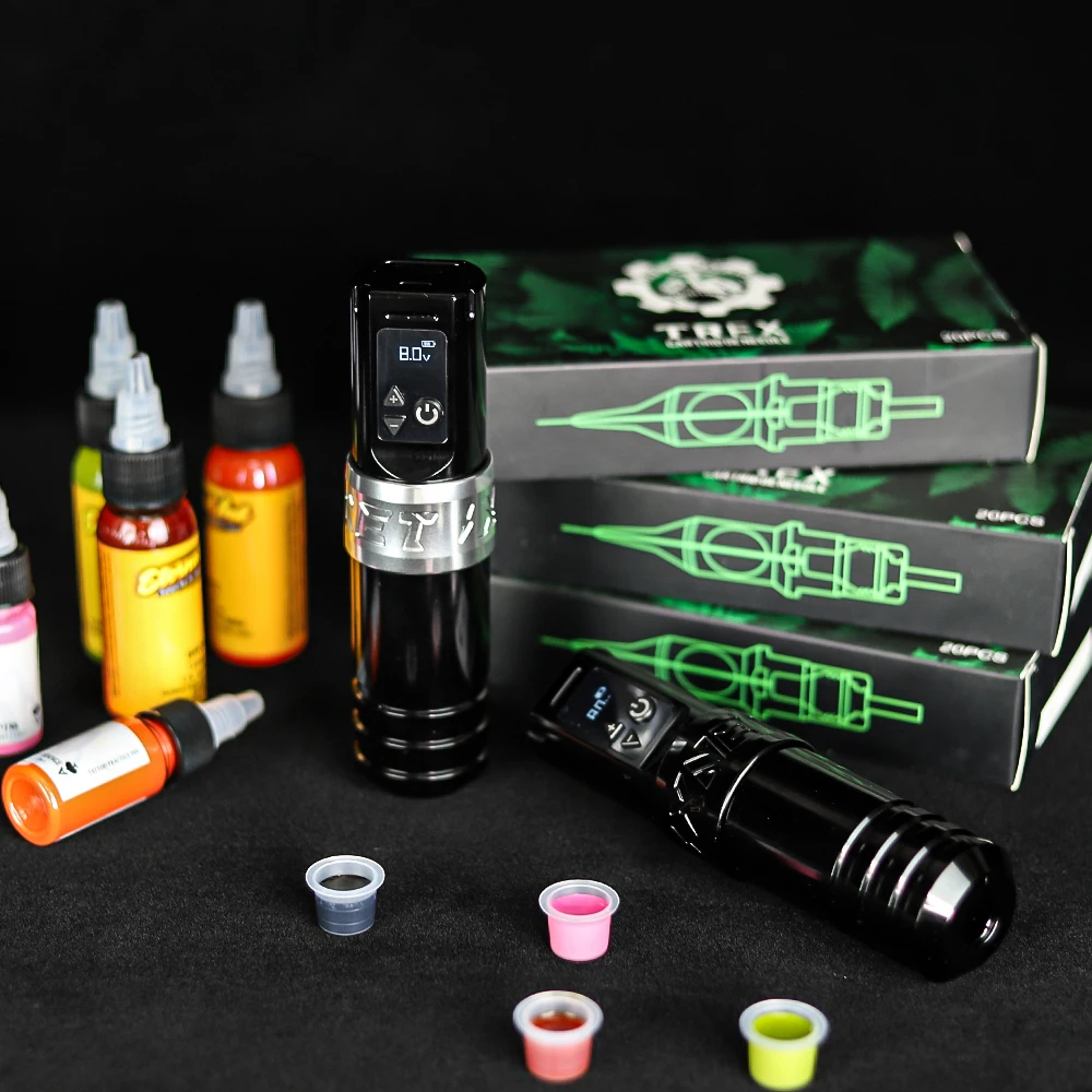 Профессиональная беспроводная тату-машинка XNET Torch Вращающаяся ручка постоянный