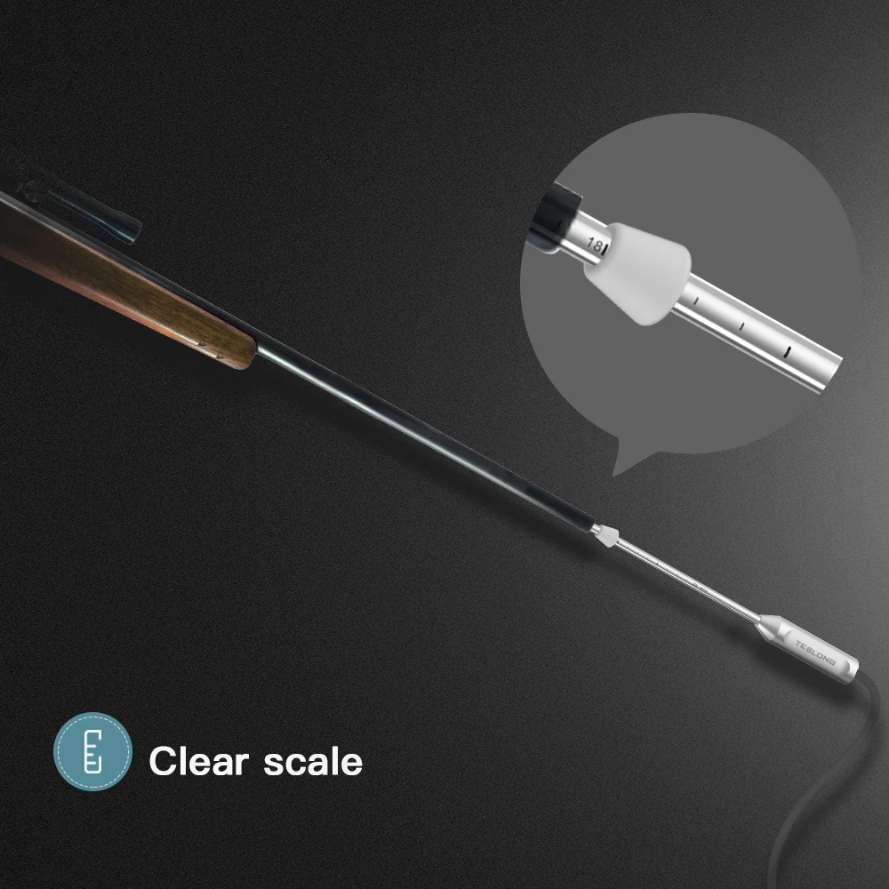 Жесткий бороскоп Teslong для винтовки камера чистки пистолета длинный стержень 26