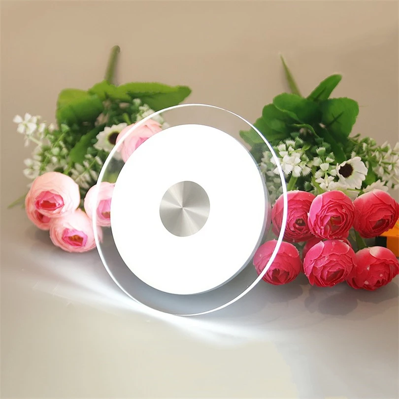 Современный простой прозрачный акриловый домашний светильник светодиодный для