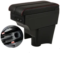 for volkswagen polo armrest box central content box interior armrests storage car styling accessories part with usb