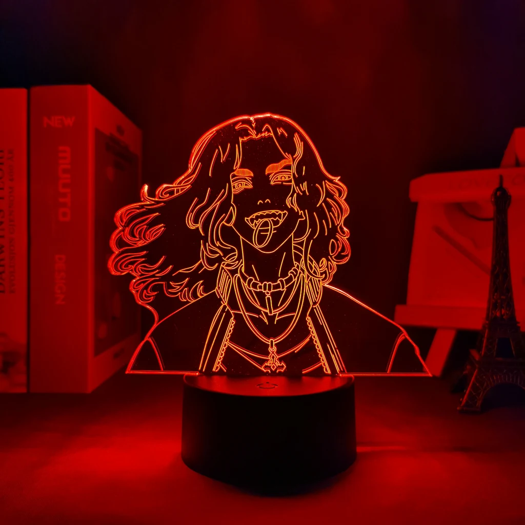 Anime 3d Lamp Tokyo Revengers Baji LED Night Light for Child Bedroom Decoration Birthday Gift Room Desk Manga | Лампы и освещение