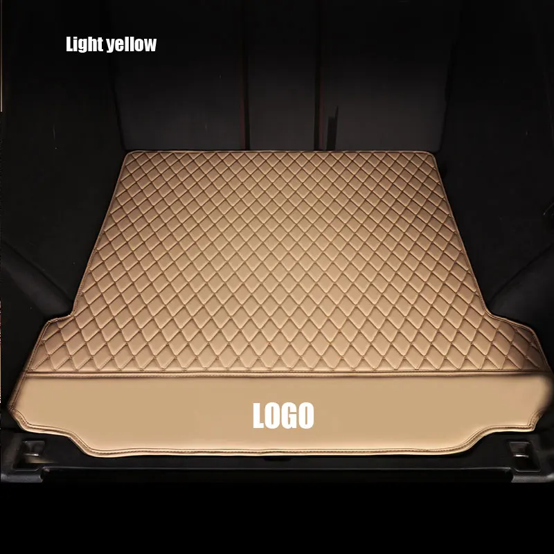 TRUNK BEIGE Кожаные автомобильные коврики для Nissan X-Trail Rogue XTrail автомобильный коврик для укладки авто аксессуары - Название цвета: TRUNK BEIGE