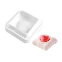 creative pillow heart shaped diy baking tools silicone resin cake mold mousse molds chocolate mould kitchen accessories
