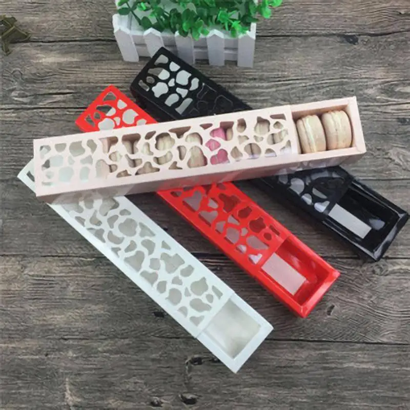 

Hollow Long Macarons Cake Packaging Box Dessert Box Chocolate Biscuit Box Baking Packaging West Point Box Spot ZD