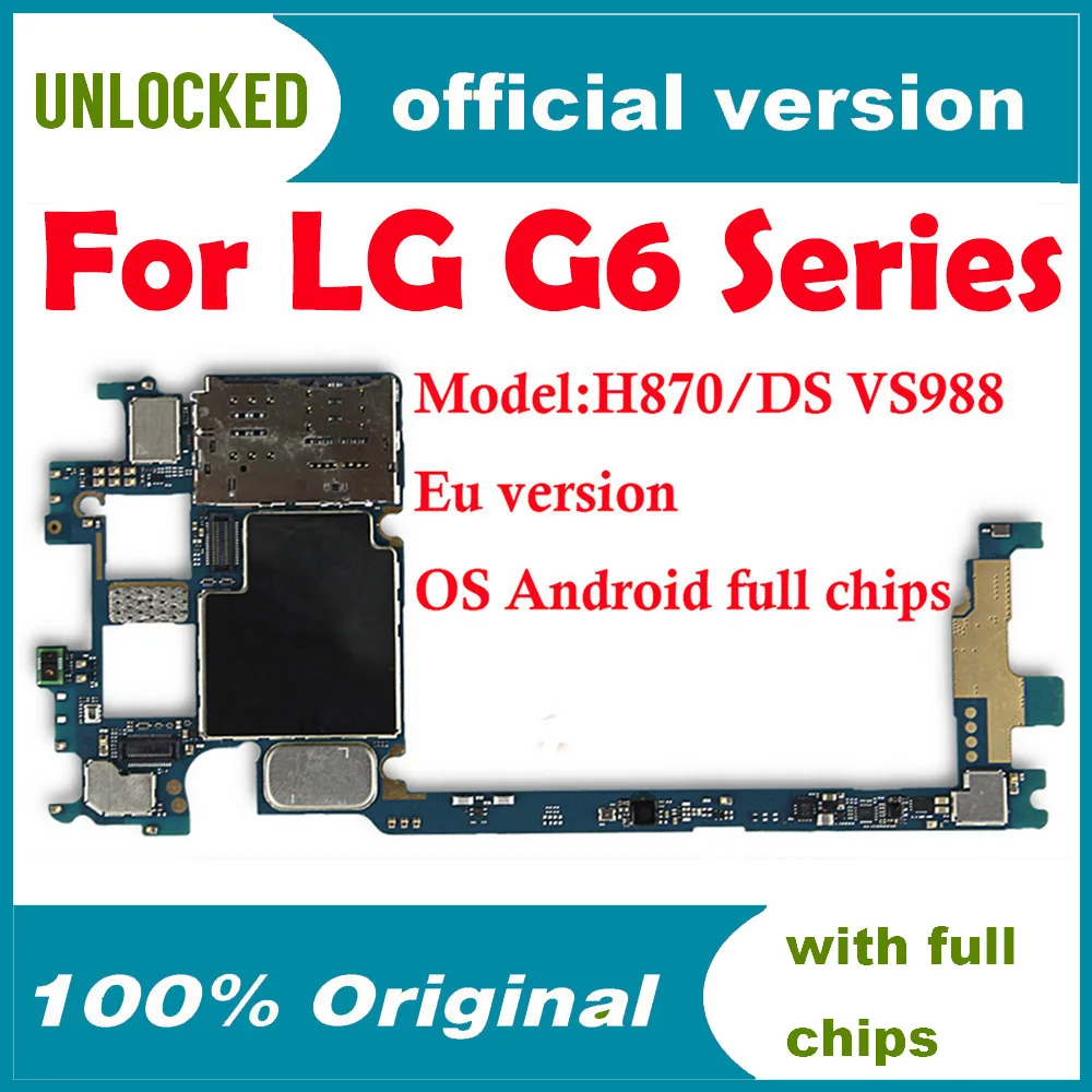 Европейская версия для LG G6 оригинальная разблокированная Рабочая плата H870 H870DS H871