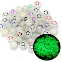 20pcs 710mm colorful smiley clay bead bracelet bag decoration diy handmade jewelry making dress decoration loose beads
