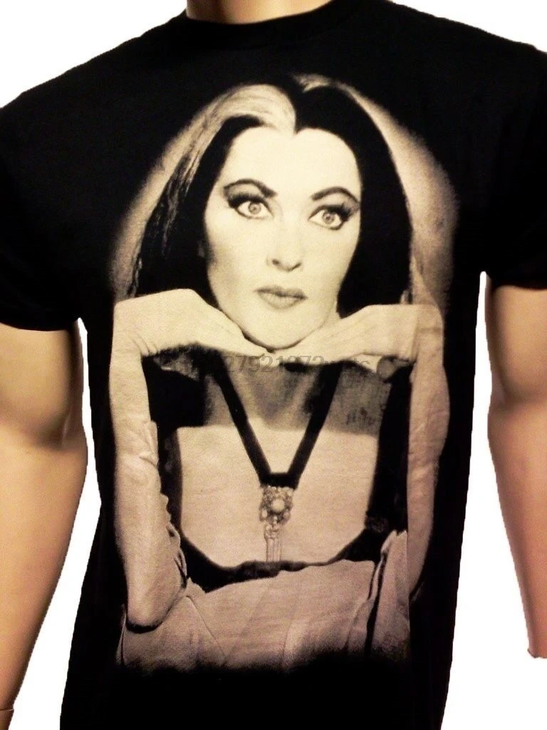 Футболка LILLY MUNSTER Классическая Готическая футболка рок новая THE MUNSTERS | Мужская