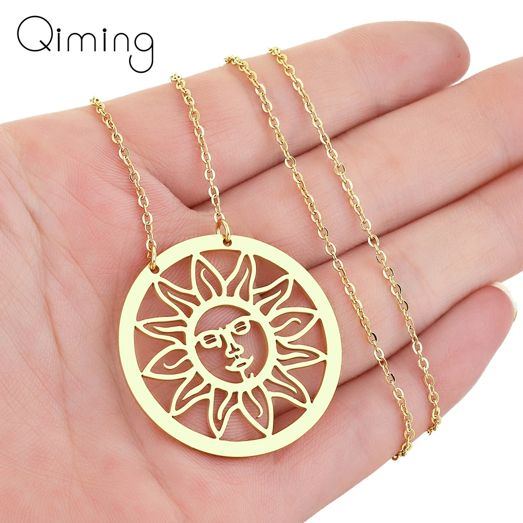 Модное женское ожерелье с солнечной батареей яркое ювелирное изделие из