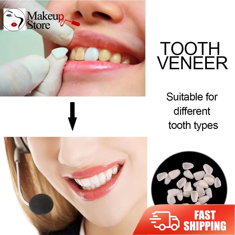 50 шт. зубов Фанера ультра зубы Красота тонкий отбеливание смолы передней верхней