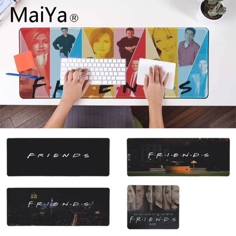 

Коврик для мыши MaiYa, простой дизайн, из натурального каучука, для ТВ-шоу, русских игр
