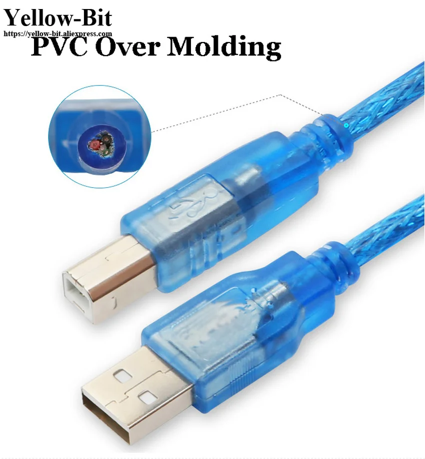 30 см 10 м Универсальный USB принтер сканер кабель типа A до B Мужской