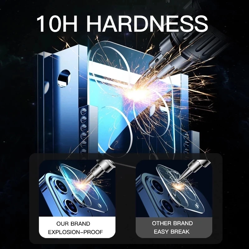 

4-in-1 360 Full Cover Hydrogel Film For iPhone 12 Pro Max mini Screen Protector HD Camera Tempered Glass Mobile Phone Frame Film