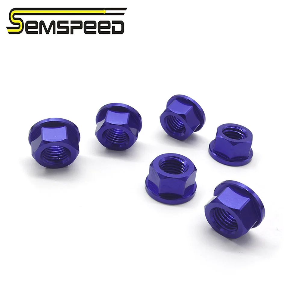 

Semspeed Rear Sprocket Wheel Axle Nuts Screw Nut Hex Nut Rear Chainring Fits Suzuki GSXR1000 GSXR600 GSXR750 HAYABUSA GSXR1300