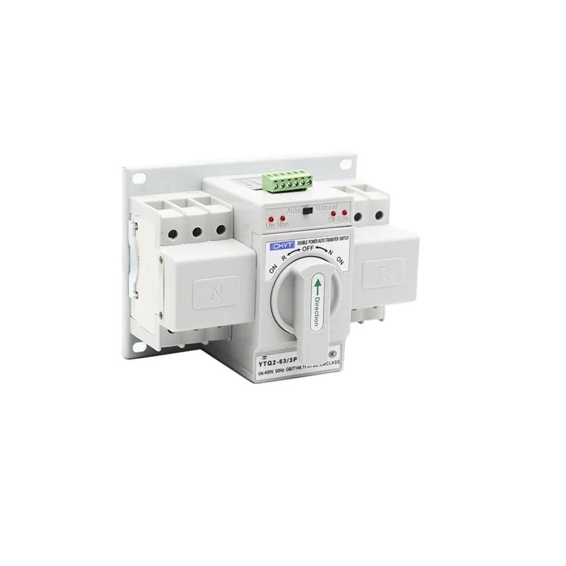 Dual Power Automatic Transfer Switch 2P AC 110V 230V 63A YTQ2-63 CB Class ATS Change Over Electrical Tools | Обустройство дома