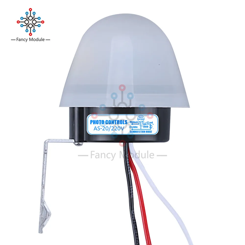 

Diymore AS-20 AC 220V регулируемый водонепроницаемый переключатель управления освещением Фотосенсор переключатель для лампы Stree светильник