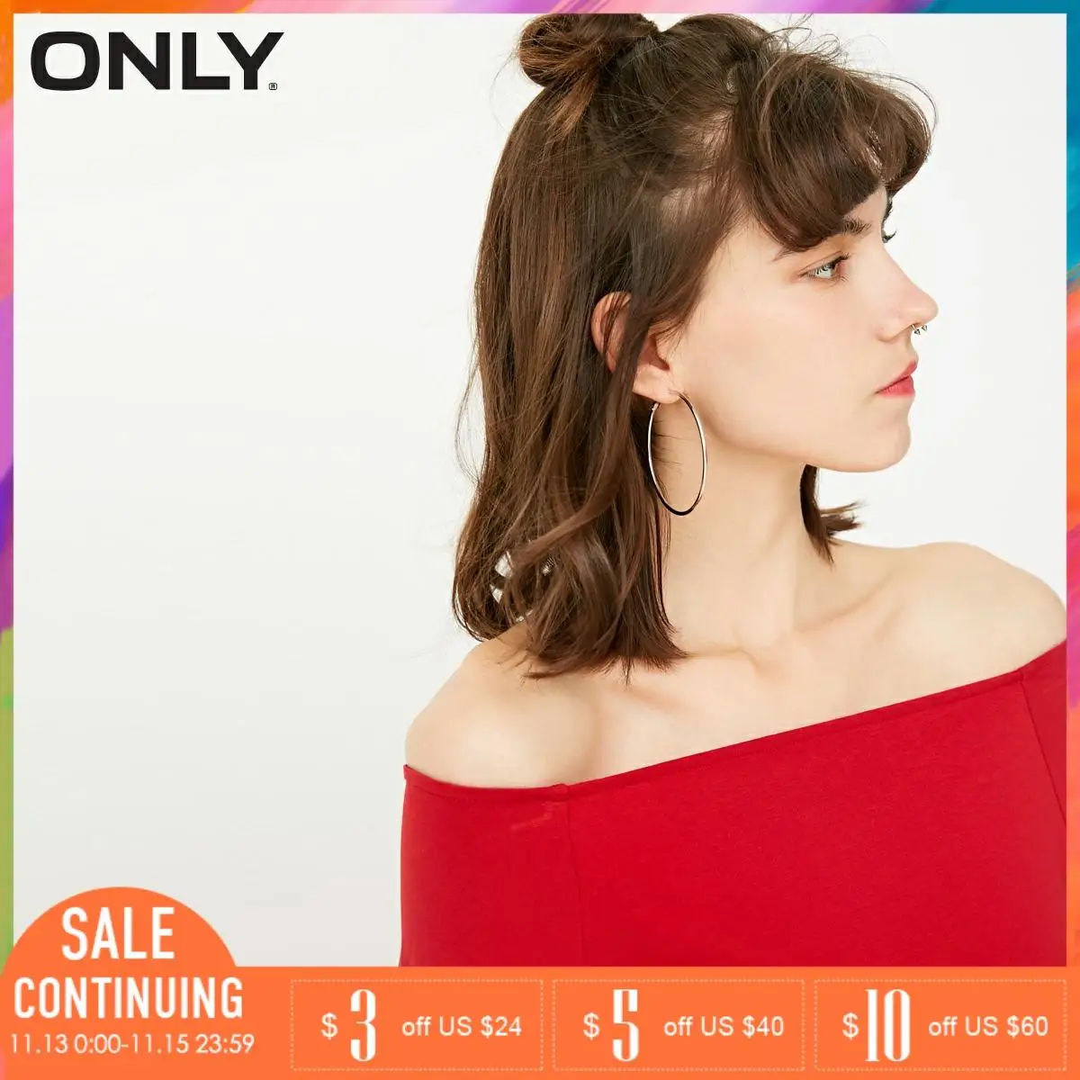 Только женская футболка с вырезом лодочкой и оборками на рукавах | 117330503|Футболки|