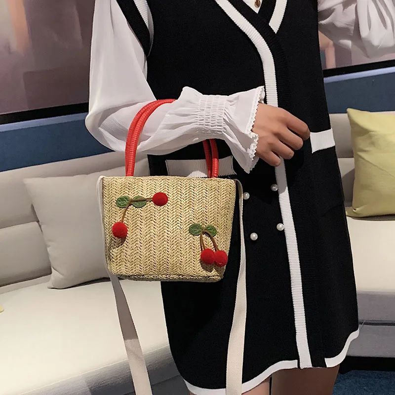 2020 летняя новая модная богемная соломенная сумка ручной работы тканая Пляжная