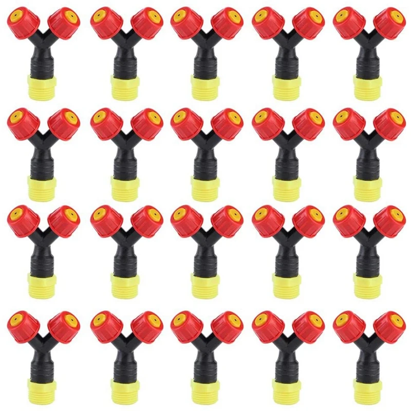 

20Pcs G1/2in Plastic Sprinkler Head Garden Lawn Sprinkler Head Green Sprinkler Head Farm Park Irrigation Tool