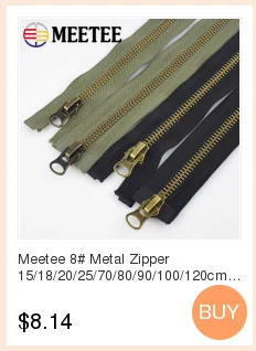 Meetee 10# полимерная молния+ односторонняя/двухсторонняя Выдвижная головка открытый конец для наружного путешествия палатка рюкзак DIY Швейные аксессуары AP671