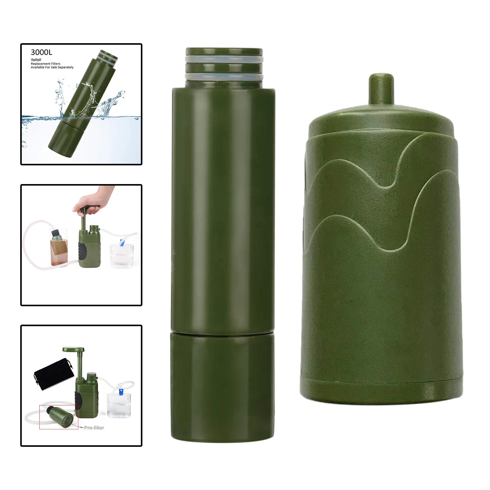 

Replaceable Pre-Filter Filter for Outdoor Survival Water Purifier Filtration Emergency Camping Travel
