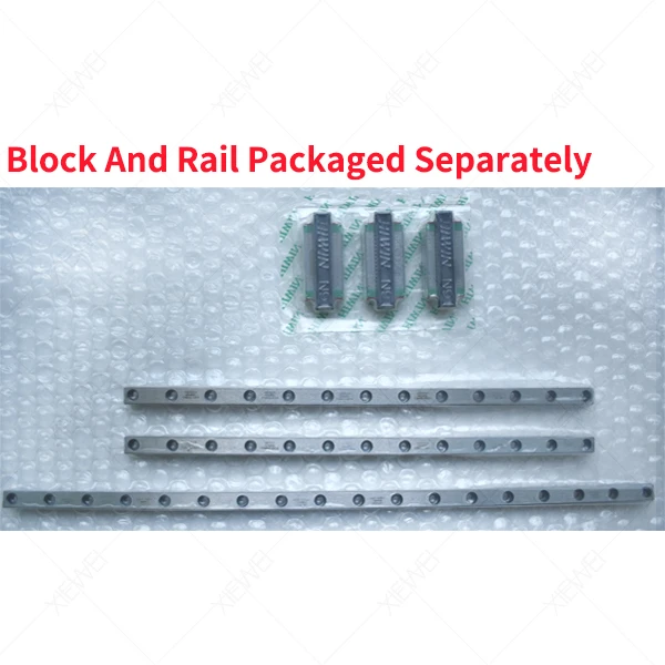 Packaged Separately HIWIN нержавеющая сталь 2 шт MGN9 250 мм рельсы 1 шт MGN9 350 мм рельсы с 3 шт MGN9H каретки для 3d принтера Pro - Цвет: Packaged Separately