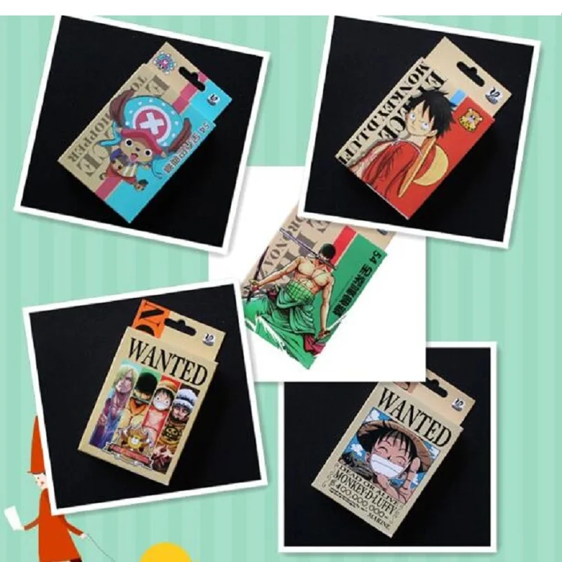 54 шт./компл. цельная Обезьяна D. Luffy покер ророноа Зоро фигурка коллекция игральных