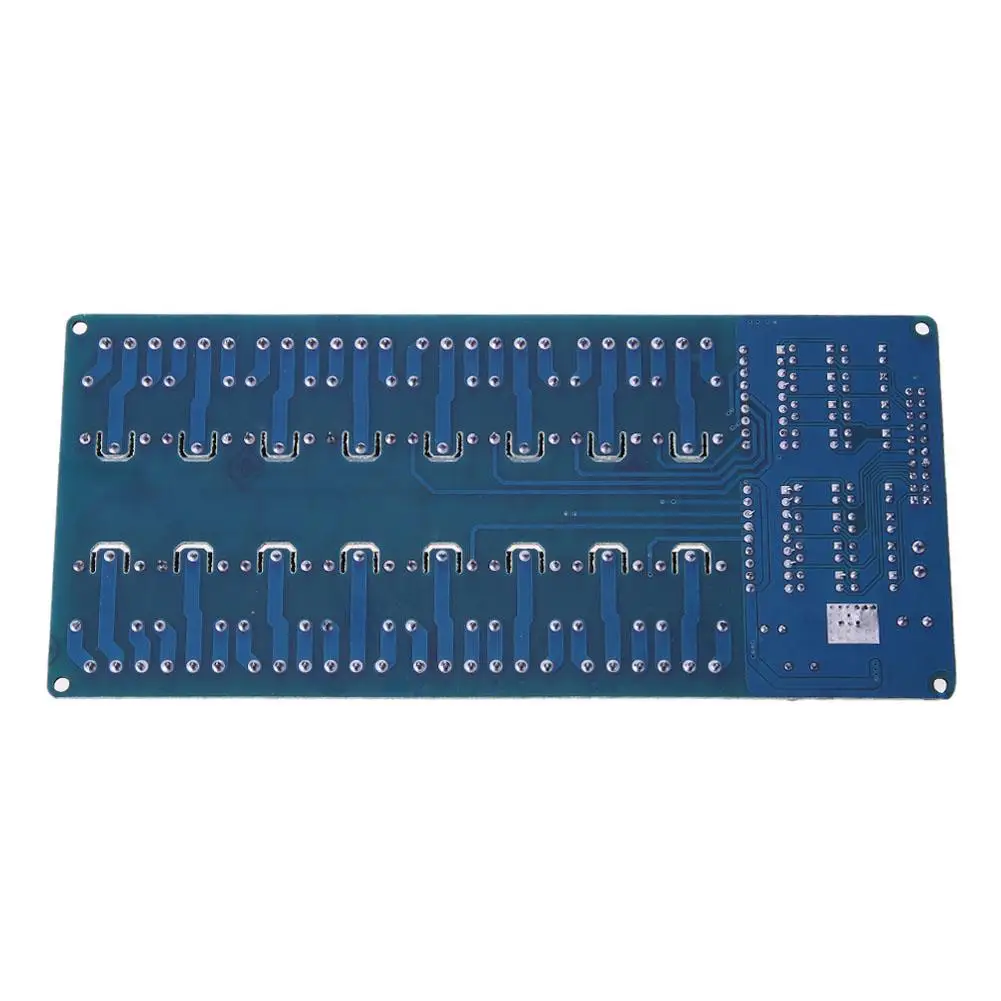 Новая 16-канальная релейная Модульная плата 5 в 12 В для Arduino PIC AVR MCU DSP ARM PLC с
